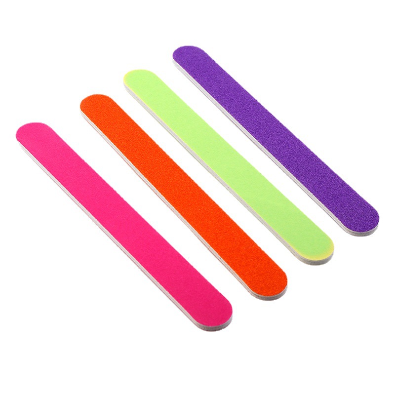 Manicure Implement Double-Sided Nail File in Stock Wholesale Strip Frosted Nail File Manicure Manicure Implement