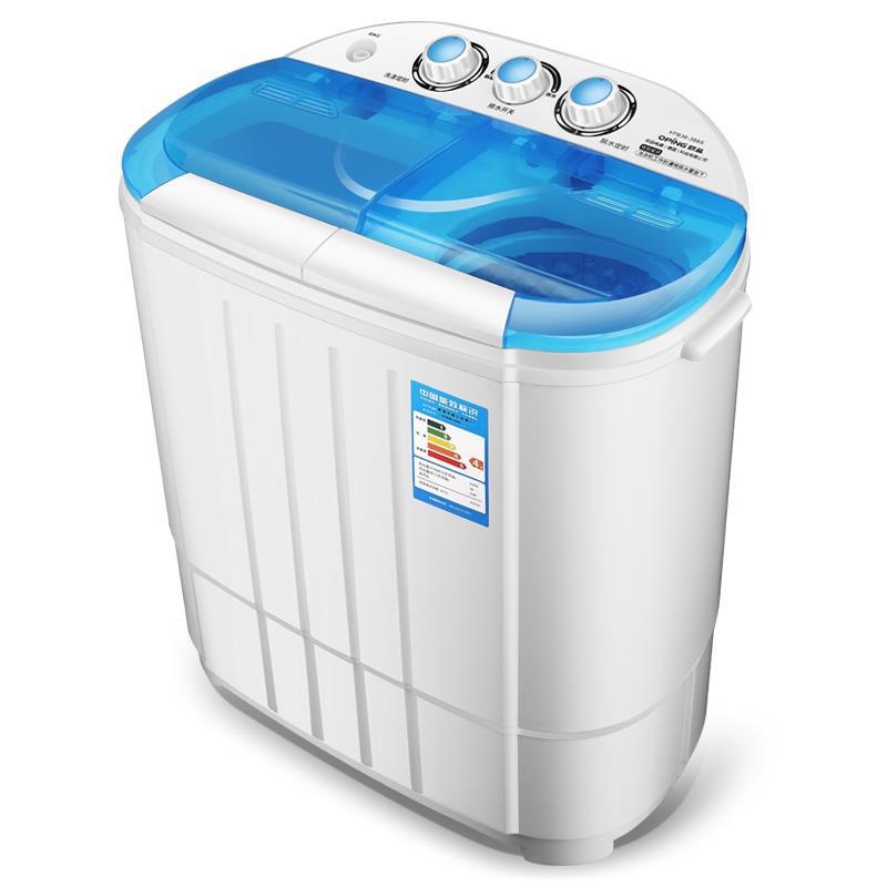 欧品小型迷你洗衣机洗脱一体双桶筒缸全半自动家用宝宝婴儿童波轮