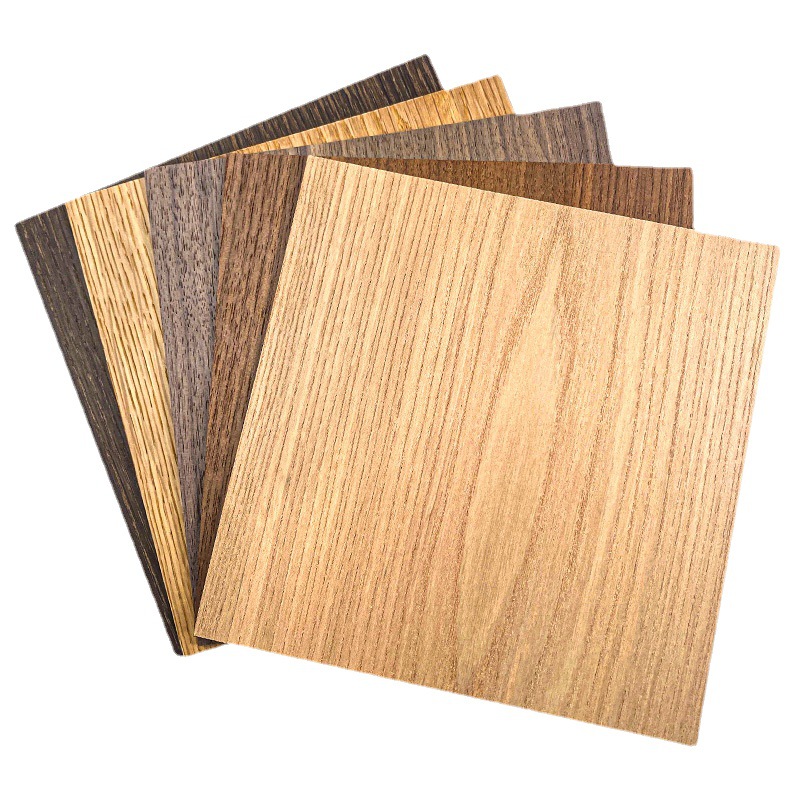 木饰面背景墙华人科定木饰面板kd板实木护墙板装饰板uv木纹免漆板