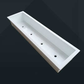 厂家直供人造石洗手台 复合亚克力水槽 树脂盆 儿童洗手盆可定制