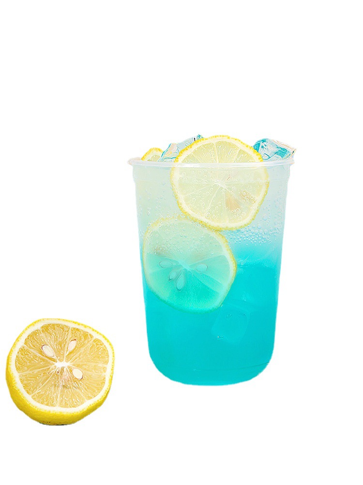 蓝柑柠檬汁1kg 莫巴克风情夏威夷 风味浓缩果汁奶茶店原料商用