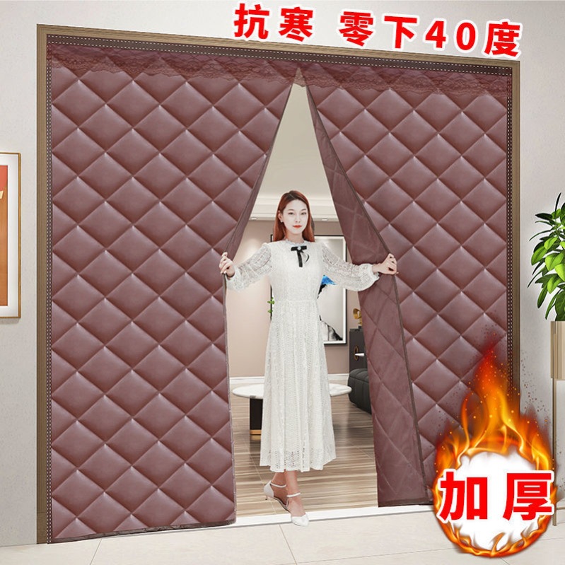 东北防寒门帘冬季防风棉门帘子加厚家用防寒保暖挡风挂帘保温隔音