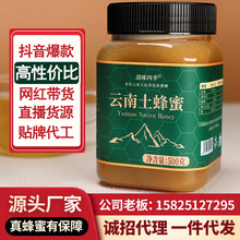 云南土蜂蜜土特产结晶喜蜜蜂巢蜜直播货源爆款跑江湖产品蜂蜜批发