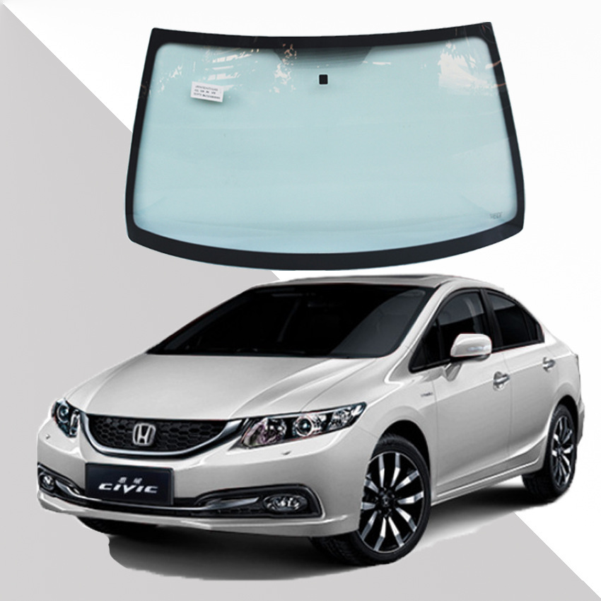 批发汽车玻璃福耀前后挡风汽车玻璃思域civic06-11款夹胶玻璃
