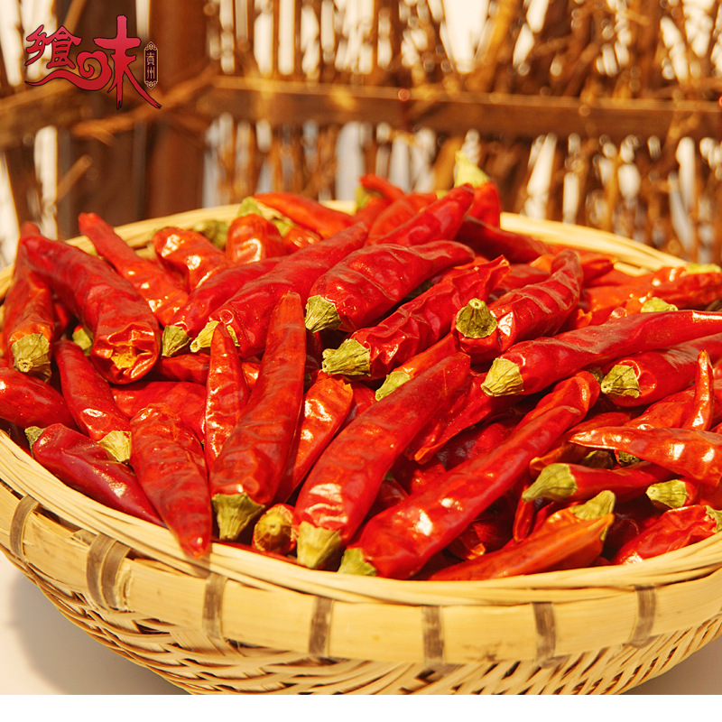 贵州特产朝天椒干辣椒商用辣椒遵义虾子辣椒节辣子鸡辣椒段500克-阿里