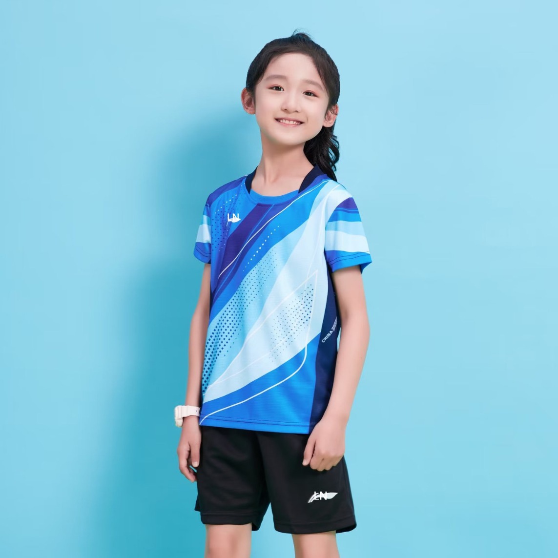 儿童乒乓球训练服男童运动服女童少儿衣服短袖小孩比赛套装夏6208