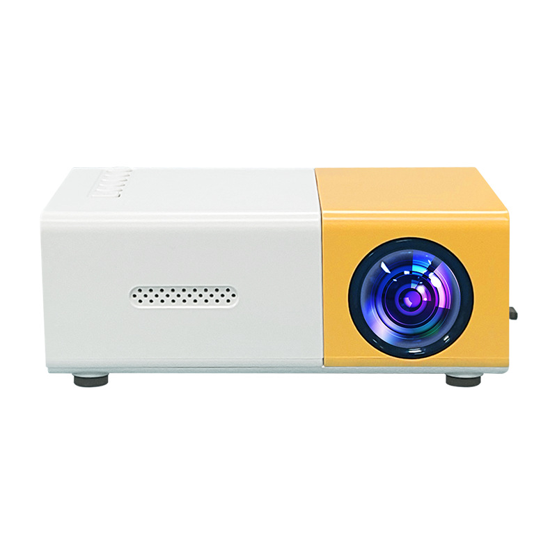 cross-border hot yg300 yellow and white projector without system portable hd yellow and white projector wholesale