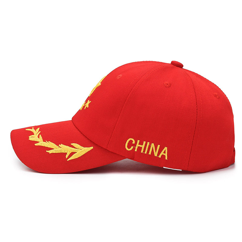 Spring and Autumn Hat Men's Five-Star Wheat Embroidery Letter Sun Protection Hat Sports Casual Peaked Cap Women's Baseball Cap Wholesale