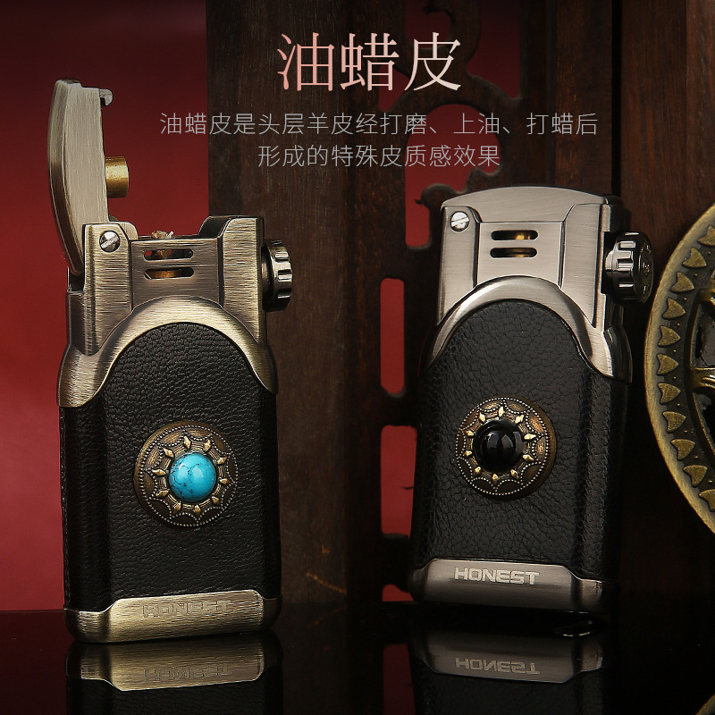 包邮百城卧龙1号煤油打火机老式复古弹射点火高端礼品打火机-阿里巴巴