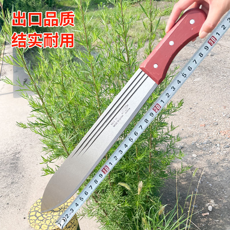 出口m212甘蔗刀锰钢加厚淬火砍柴砍树刀户外砍甘蔗砍竹子刀西瓜刀