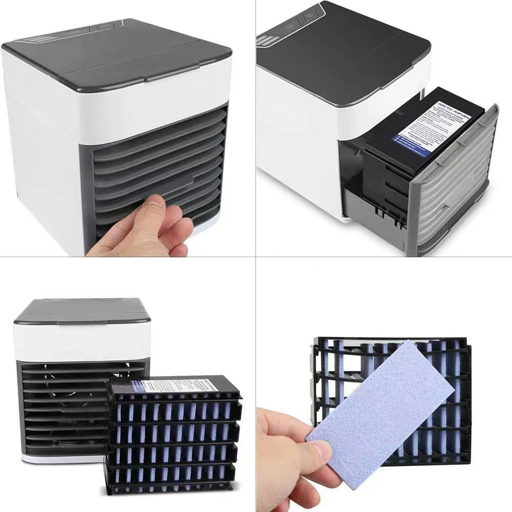 Air Cooler Second Generation and Third Generation Small Household Mini Air Conditioner Fan Portable Household USB Small Spray Thermantidote