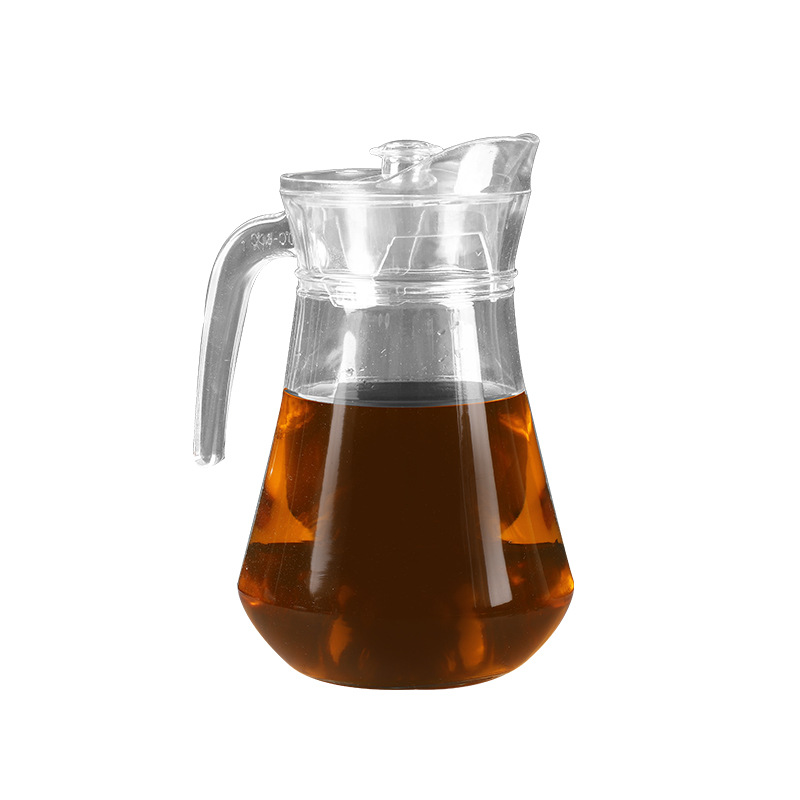 Household Hexagonal Glass Cold Water Pot Set Water Pitcher Water Cup Set Glass Kettle Duckbill Pot Juice Jug Gift