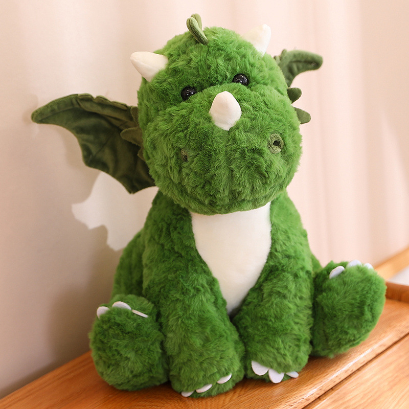 Creative Dinosaur Doll Cute Dragon Egg Plush Toy Children's Day Gift Filled Full for Boys Exquisite High-End