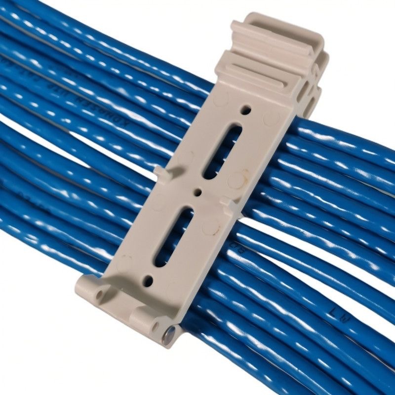 网线固线器机柜桥架铝合金桥架布线使用卡扣式设计开发平面可用