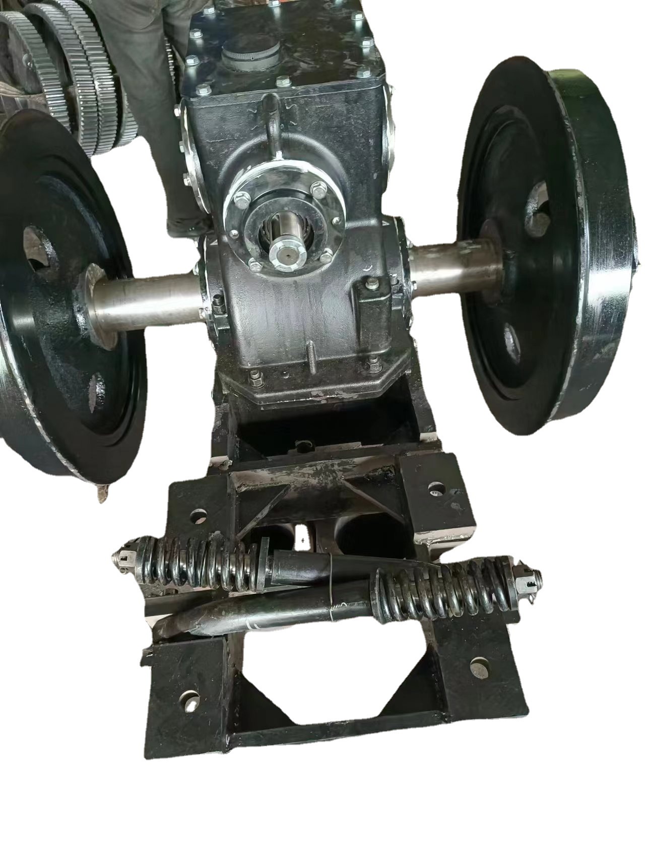 zk10-9/550-1c行走装置总成 湘潭电机车 轮对 齿轮轴承座 蓄电池