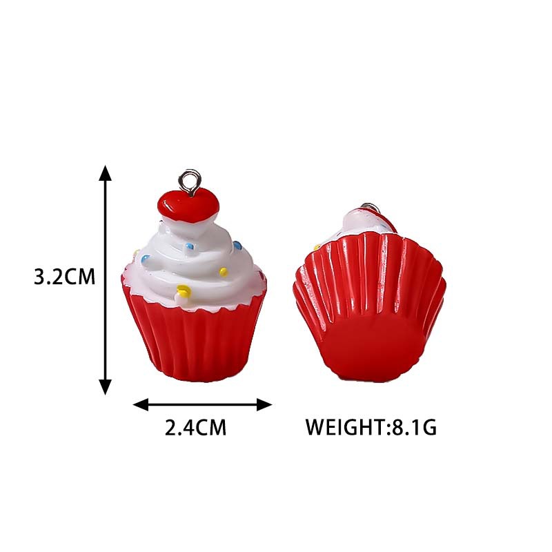 New Resin Accessories Candy Color Three-Dimensional Cake Candy Toy Series DIY Ornament Cream Small Cake Factory Wholesale