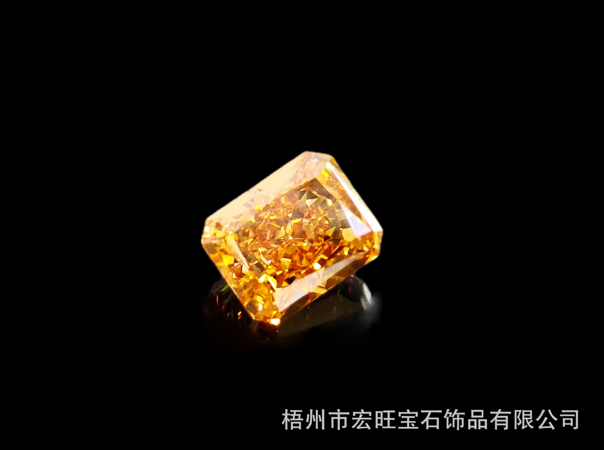 广西梧州厂家直销人造宝石裸石方形香槟冰花切批发首饰镶嵌-阿里巴巴