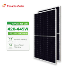 420W450W单晶硅A级板太阳能板电池板发电板欧洲现货光伏组件