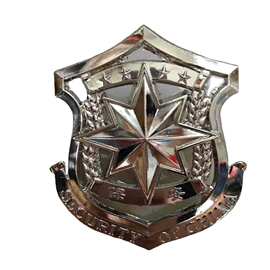 厂家新款保安帽徽高分子帽徽治安帽徽安保帽徽保卫帽徽量大从优