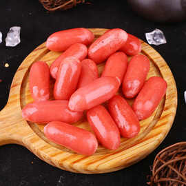 火锅丸子5斤装亲亲肠一口肠小香肠4斤麻辣烫串串迷你肠烤香肠批发