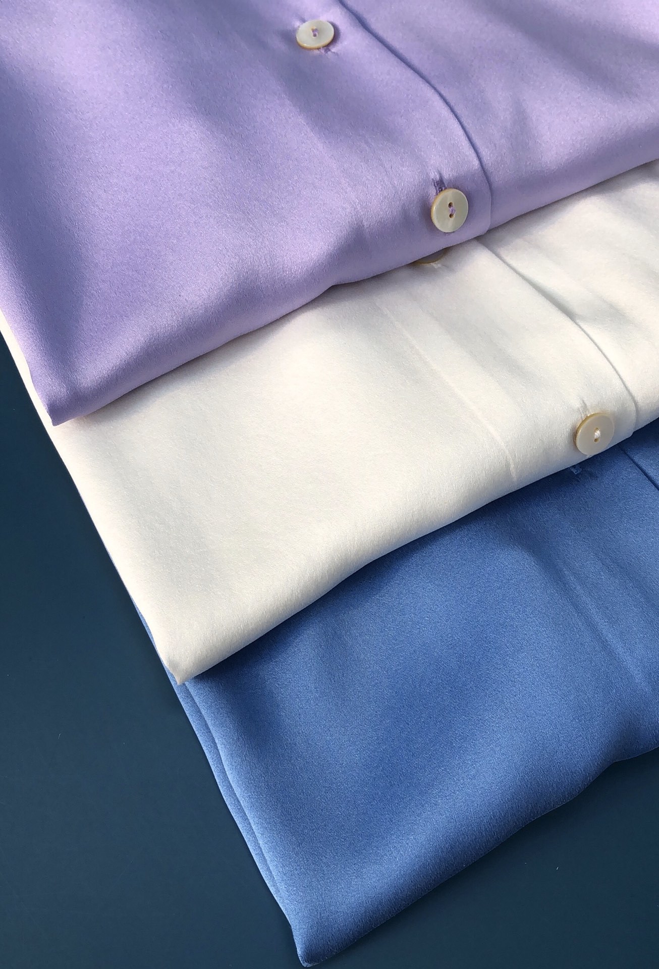 21新款 v家燕子领真丝衬衫