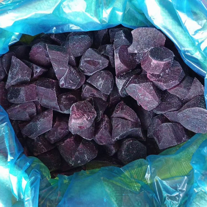 速冻蔬菜 速冻紫薯块 紫薯 紫薯泥批发冻紫薯粗粮紫薯泥
