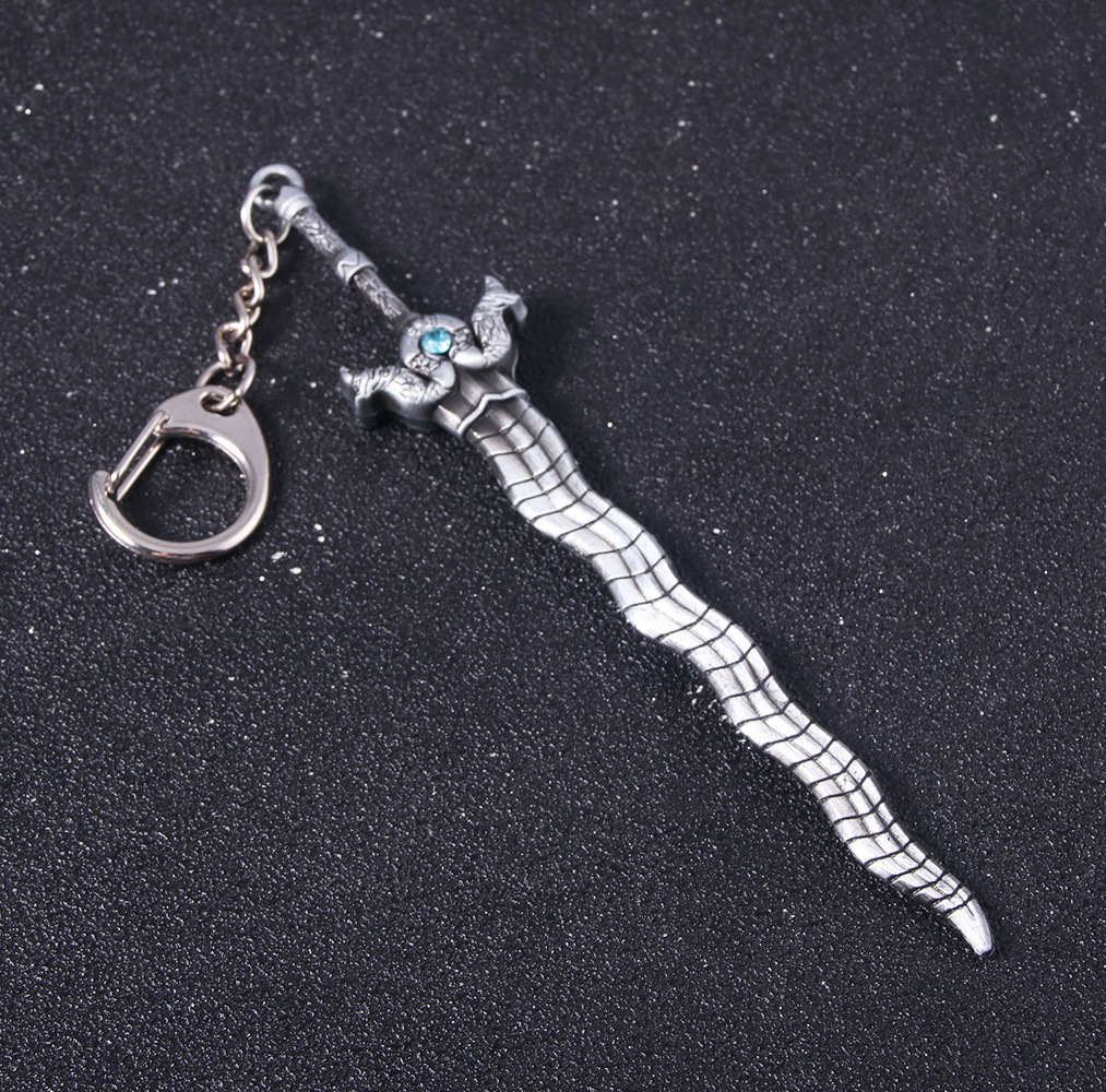 游戏周边 毁灭战士永恒 裁决之剑钥匙扣 武器金属挂件亚马逊外贸