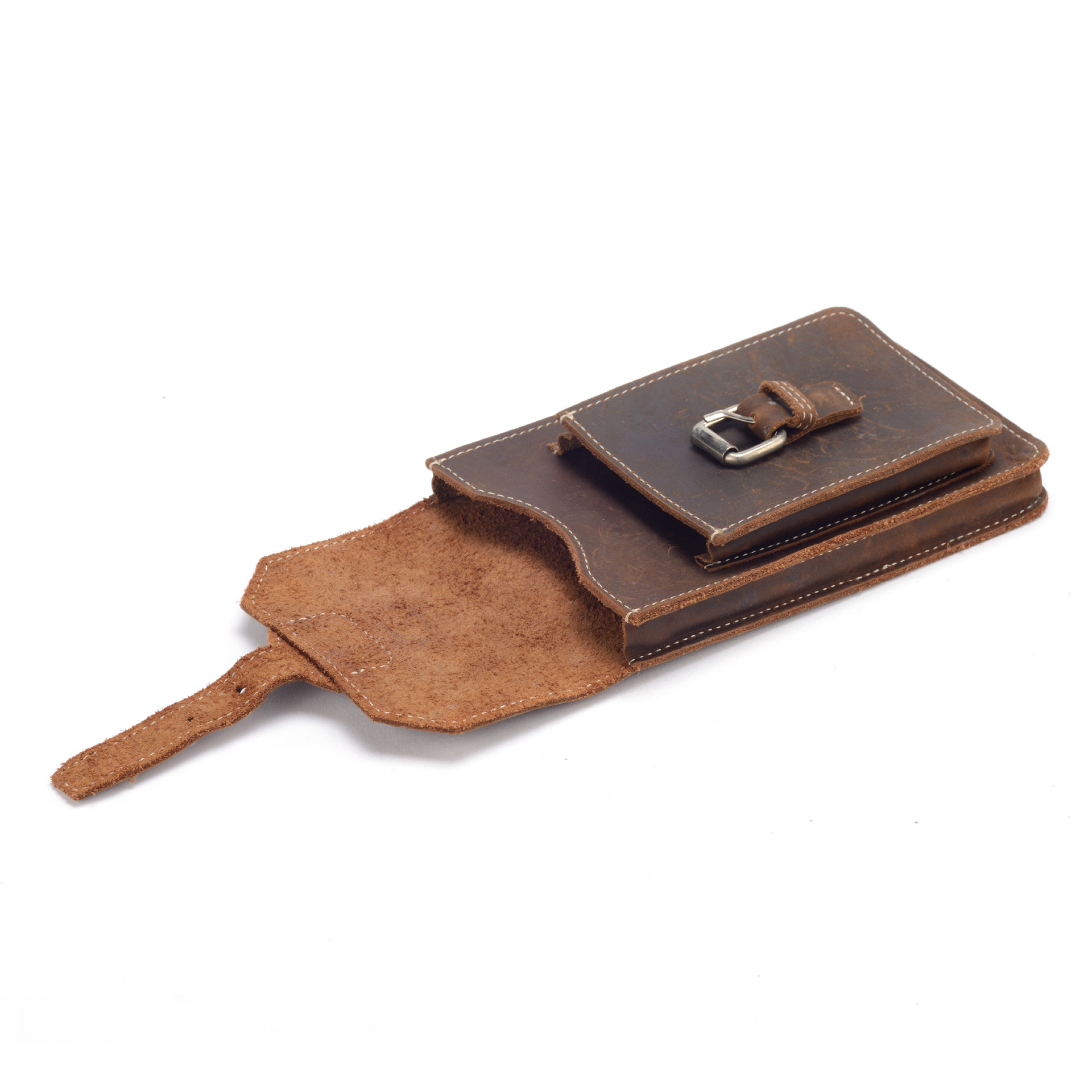 跨境爆款褐色 棕色烟包真皮 烟袋tobacco bags多功能烟具厂家定制