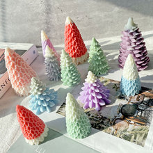 圣诞节圣诞树雪花礼物翻糖硅胶模 DIY巧克力水晶滴胶石膏蜡烛模具