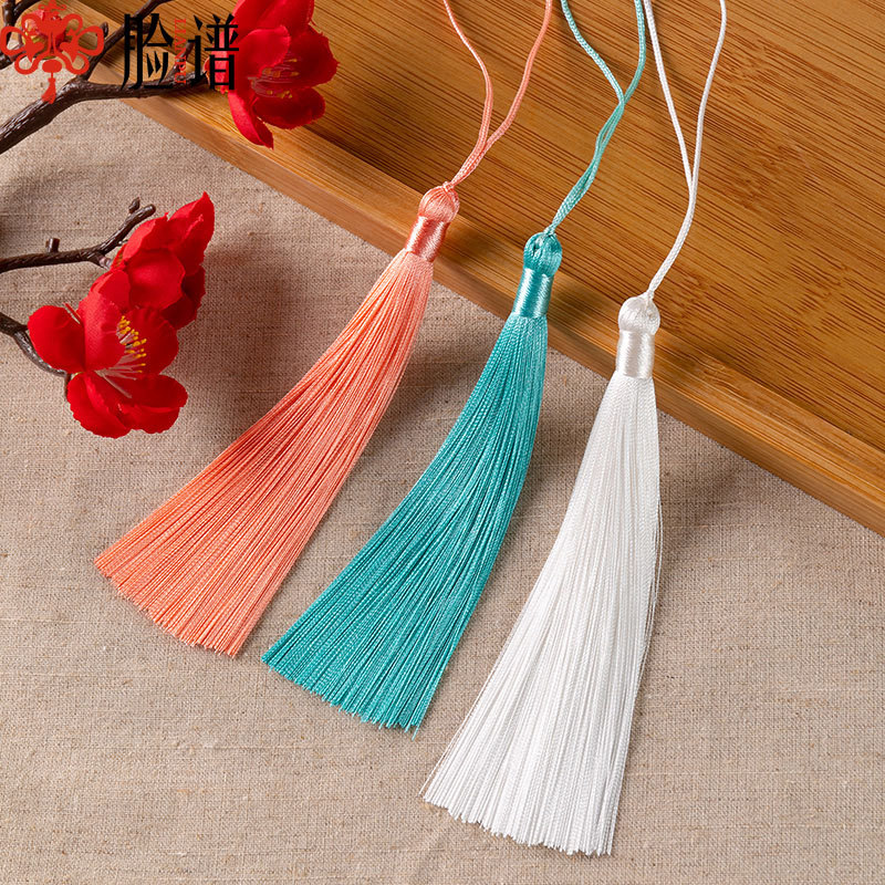 Long 12cm Tassel Fringe Pendant Chinese Ancient Style Hanfu Overlapping-Weight Sachet Tassel Tassel Wholesale