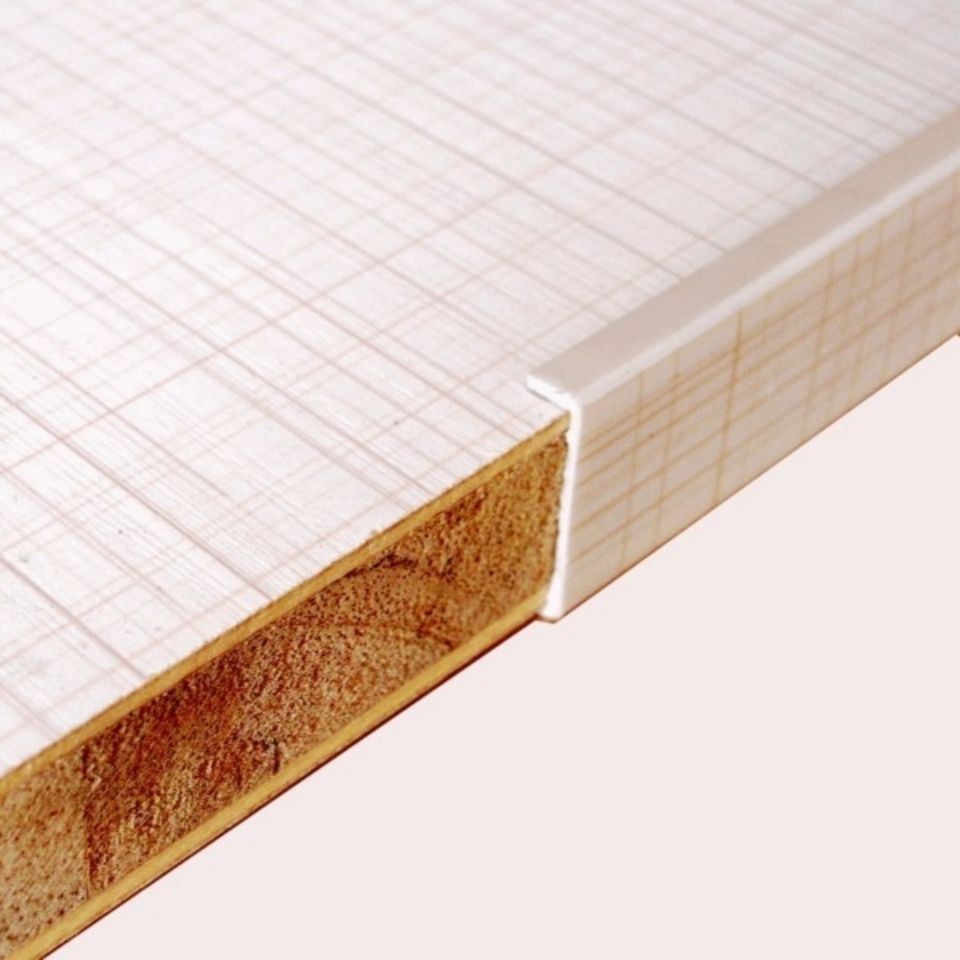 封边条免漆板u型封边条pvc扣条卡条橱柜家具木工包边条u型收边条