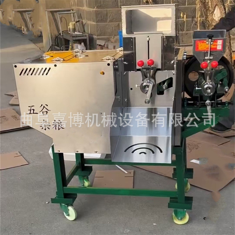 糖酒会庙会箱式面粉玉米组合机 电动汽油绿豆香酥果机 2025创业用