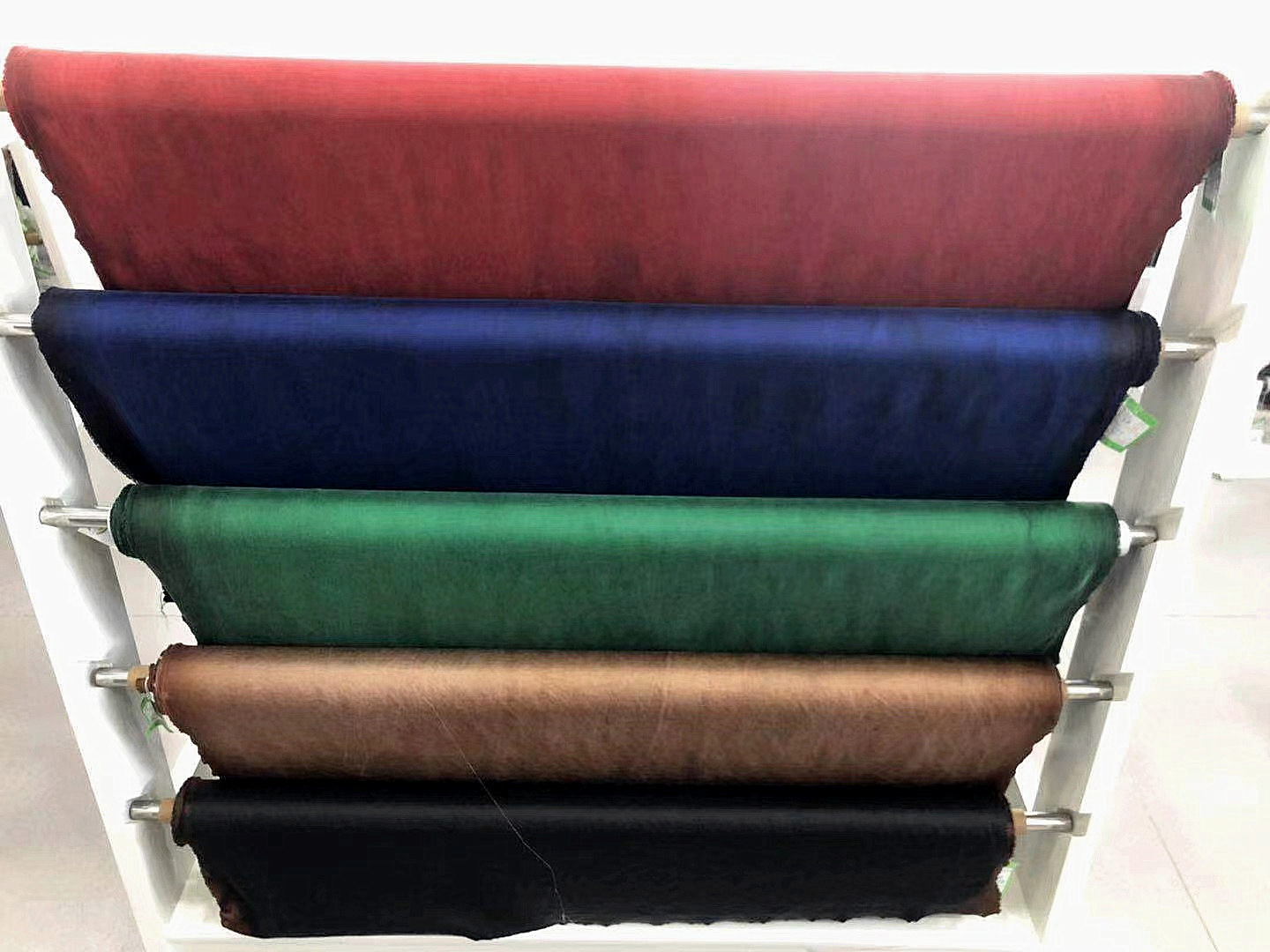 鸿成丝绸真丝面料现货批发35姆米重缎染色香云纱旗袍服装布料