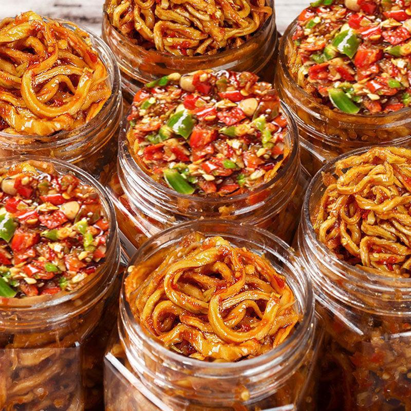湖南香辣自制瓶装酱菜