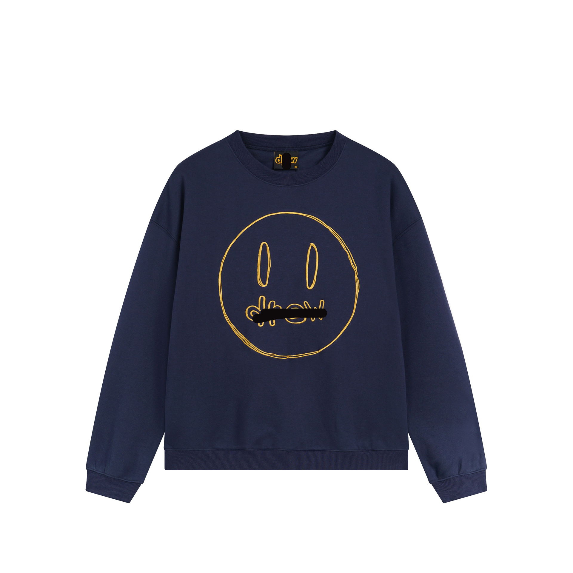 drew笑脸卫衣ins网红同款毛圈潮流高街潮牌加绒宽松情侣装男女连