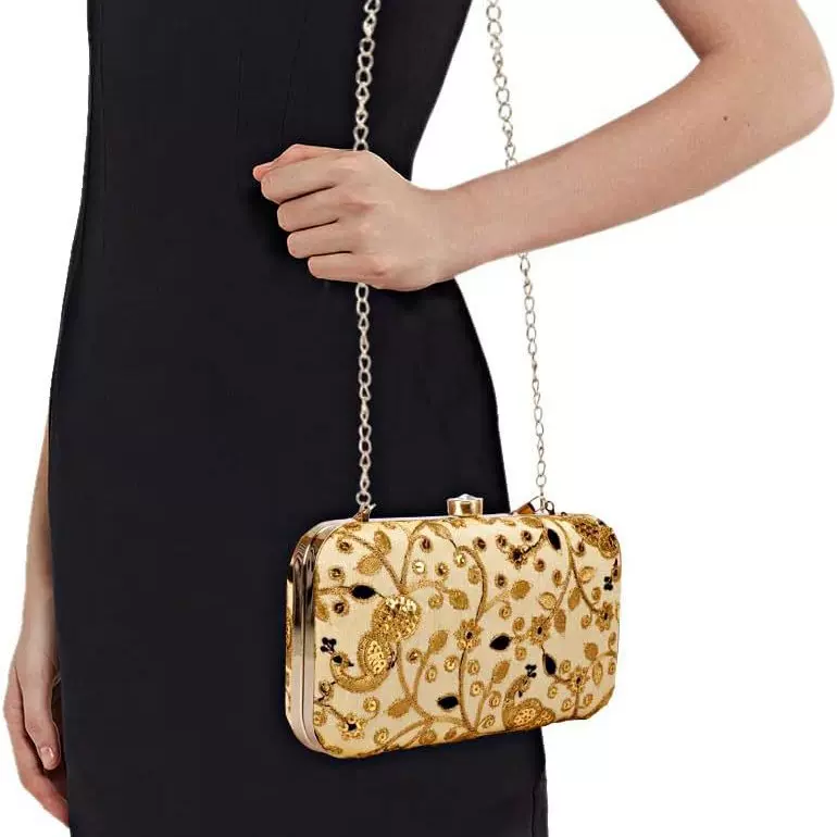 东南亚新款珠绣新中式斜挎包手提包婚宴晚宴女包广州狮岭包包女