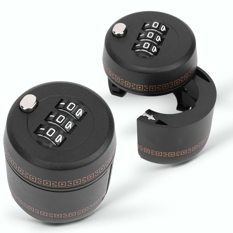 跨境塑料红酒瓶锁 葡萄酒白酒红酒酒瓶盖锁 酒瓶盖密码锁批发