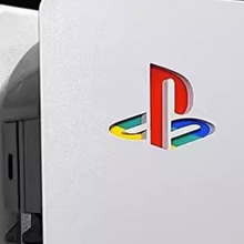 ps5logo贴纸贴膜彩色制电镀 标志贴 可做其他规格颜色 标识