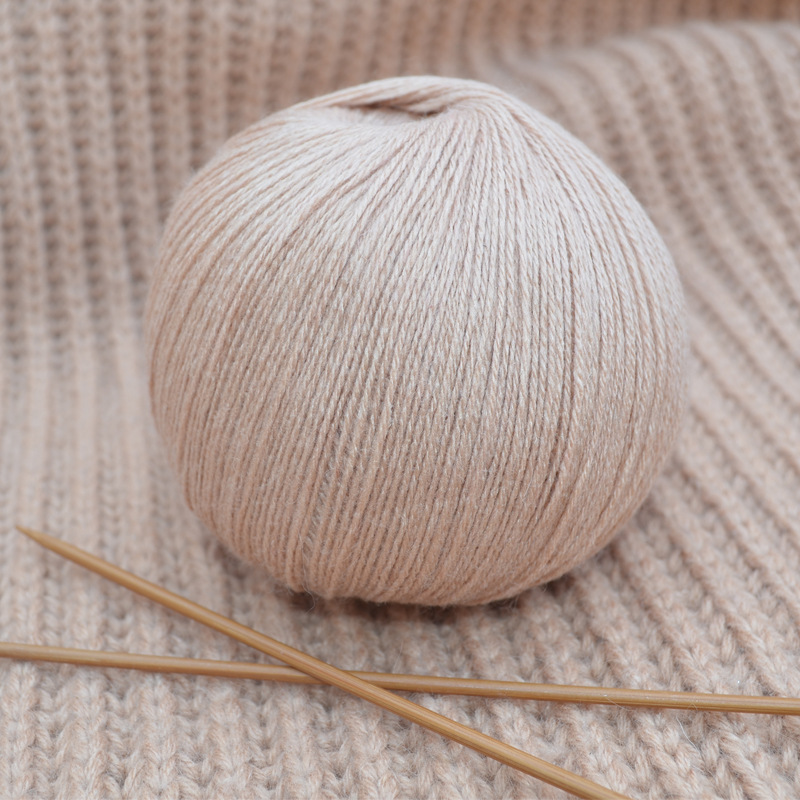 手编羊绒线山羊绒毛线diy手工编织羊毛线团粗围巾线织毛衣线