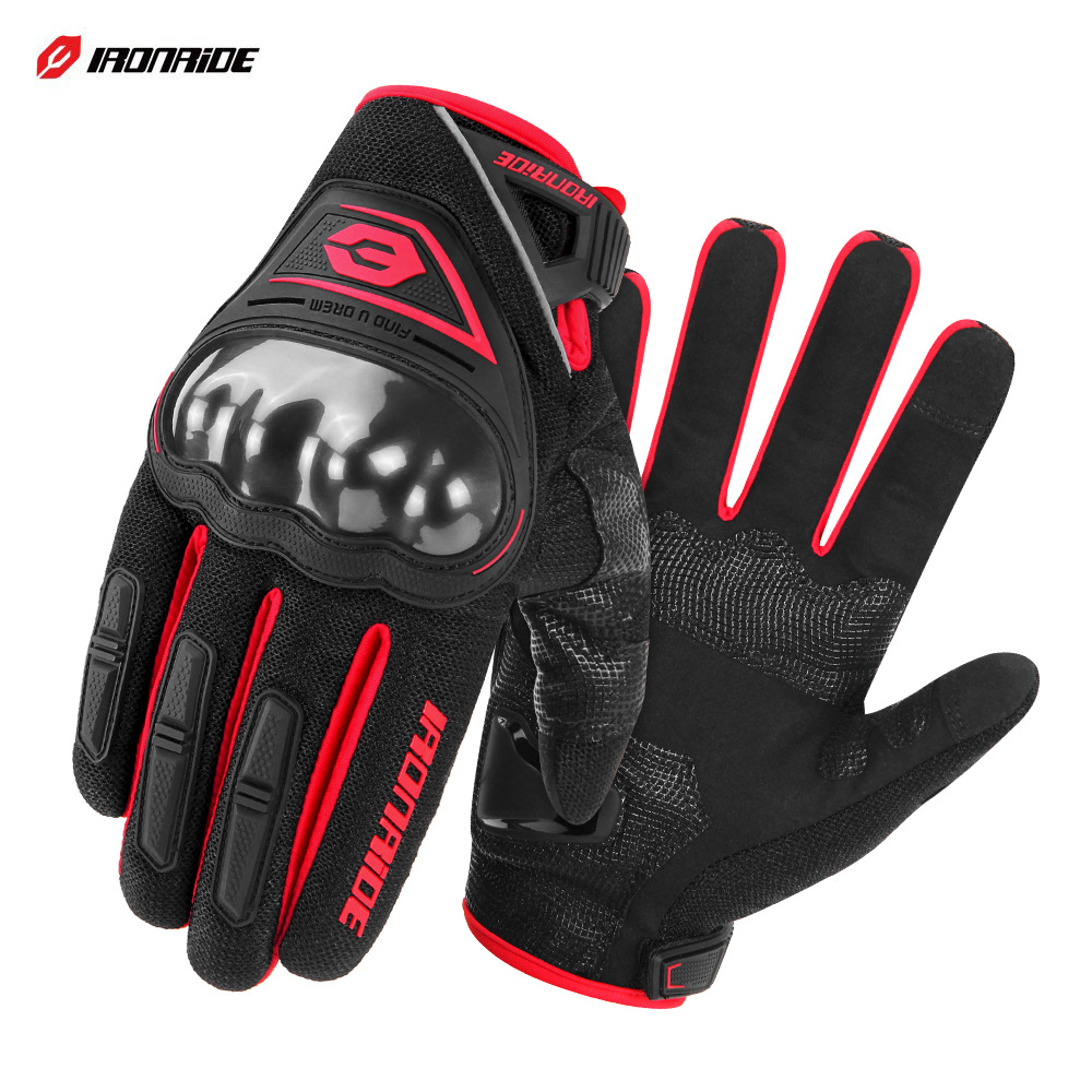 ironride摩托车手套四季男女骑行健身运动山地耐磨手套电动车防摔