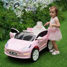新款儿童可爱电动车四轮汽车带遥控宝宝玩具车充电可坐人摇摇童车
