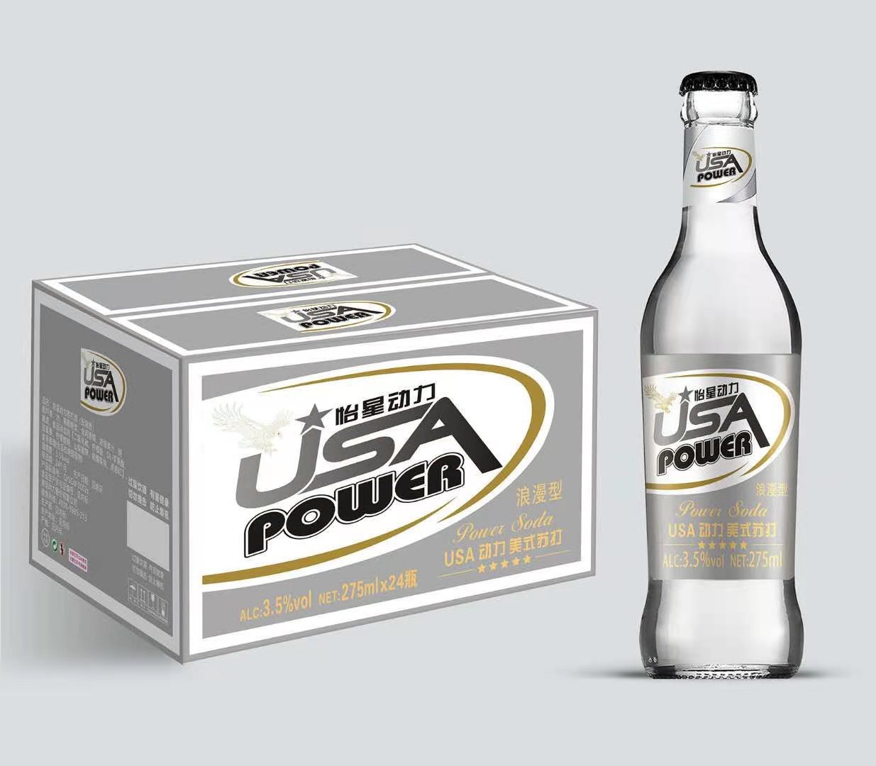 香港新动力 夜场酒 美国动力 新动力火车 苏打酒 鸡尾酒女性酒