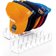 现货跨境棒球帽亚克力架透明热卖帽子收纳架Baseball cap holder