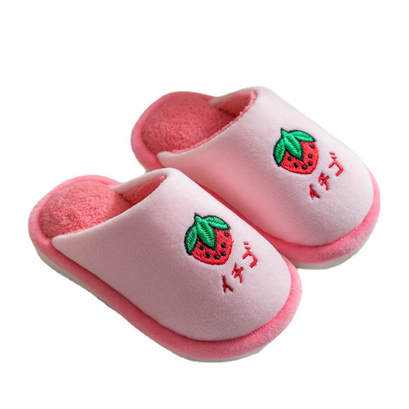 kid shoe 2023 Winter Children's Cotton Slippers Home Autumn and Winter Non-Slip Baby Indoor Boys and Girls Thermal Cotton Slippers Cotton Slippers Wholesale