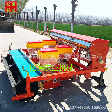 新疆热销花生播种机两垄四行起垄施肥精播四轮车带花生起垄精播机