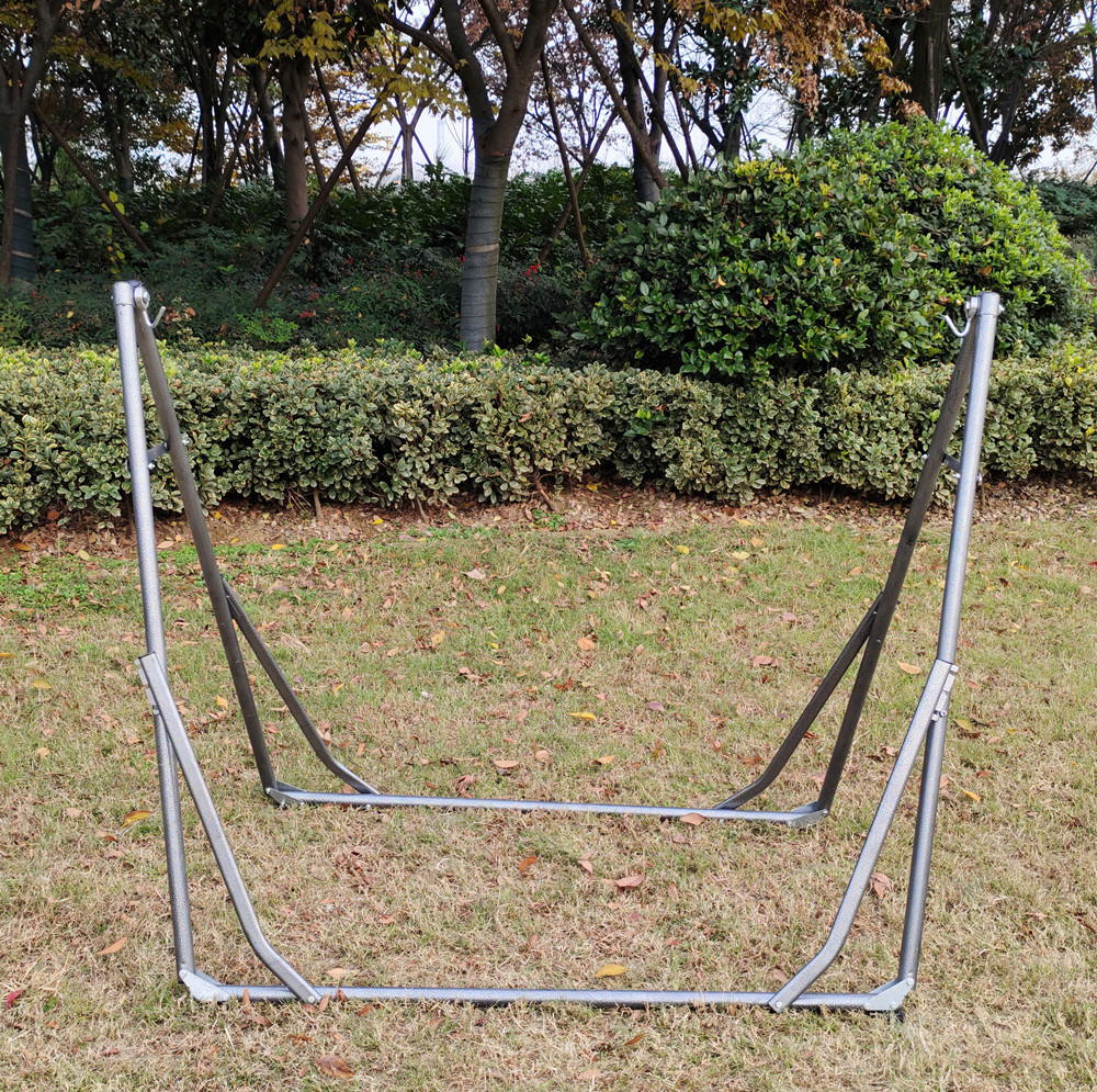 支架吊床吊椅支架亚马逊爆卖加厚折叠钢架室内户外吊床架厂家直供