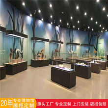 博物馆文物展柜平柜矮柜展馆展示柜制作工厂智能升降桌柜设计批发