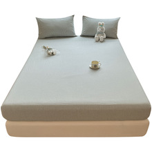 新品床笠新品床单单件床罩1.5米床垫保护罩防滑1.2宿舍床套三件套