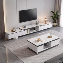 茶几电视柜组合现代简约客厅电视柜可伸缩拉伸小户型轻奢泡茶茶桌