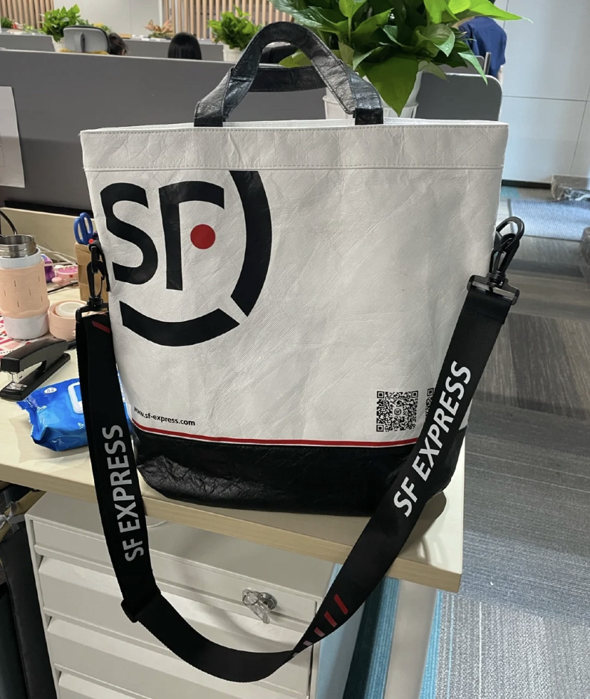 顺丰杜邦纸袋背包牛皮纸托特包单肩包手提包手提袋女包环保帆布包